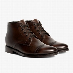 Thursday Boots Cadet Schnürstiefel Herren Schokolade | GJH4816QS