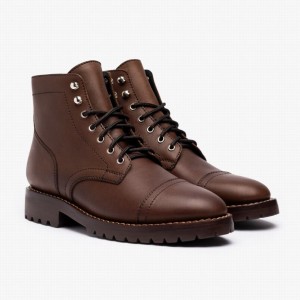 Thursday Boots Captain StormKing® Schnürstiefel Herren Schokolade | RDK4710DH