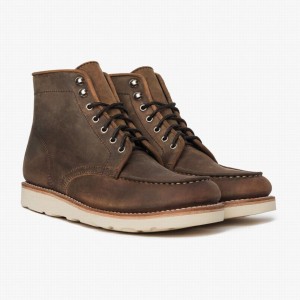 Thursday Boots Diplomat Schnürstiefel Herren Braun | QRD7939JQ