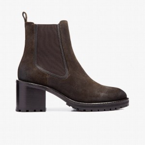 Thursday Boots Knockout Chelsea Stiefel Damen Dunkelolivgrün | ANB8369YF