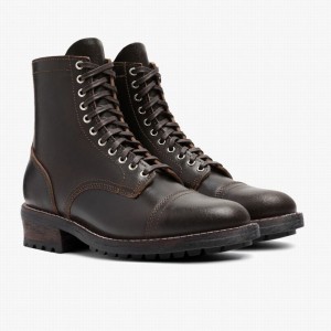 Thursday Boots Logger Schnürstiefel Herren Kaffee | NUQ8277DQ