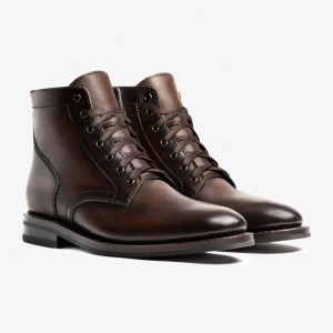 Thursday Boots President Schnürstiefel Herren Schwarz Kaffee | BBO4356GW