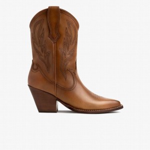 Thursday Boots Sierra Westernstiefel Damen Braun | GFN3374QA