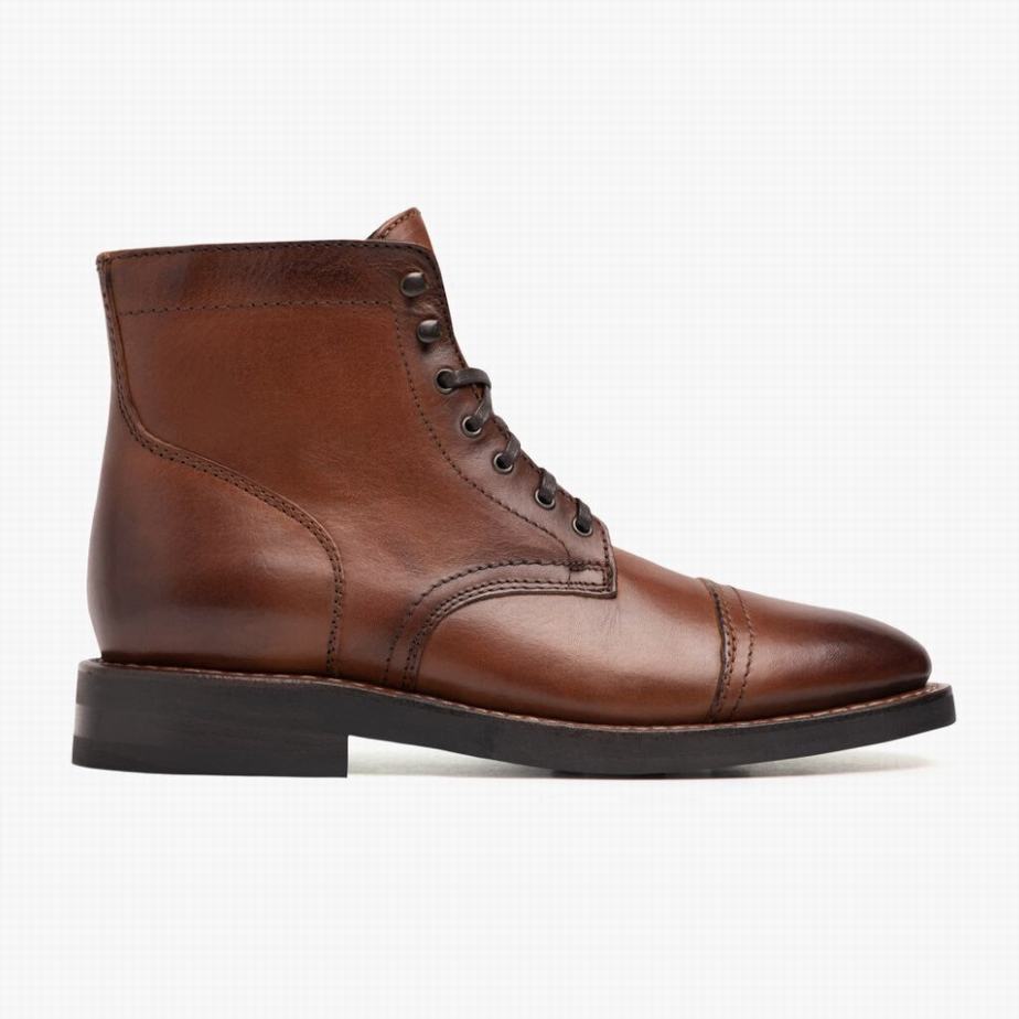 Thursday Boots Captain Schnürstiefel Herren Brandy | CXL843RG