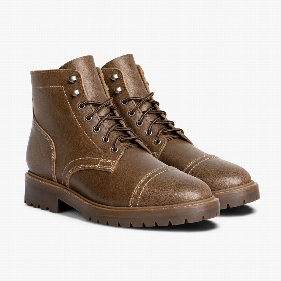 Thursday Boots Captain StormKing® Schnürstiefel Herren Schokolade | YFY7158GL