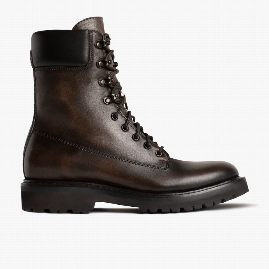 Thursday Boots Explorer Schnürstiefel Herren Kaffee | OGQ2479LF