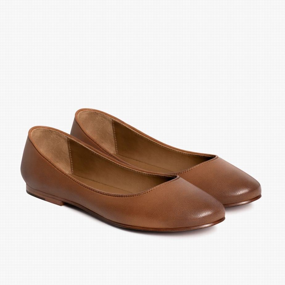 Thursday Boots Feliz Ballerinas Damen Toffee | FOX768RB