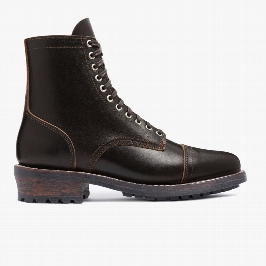 Thursday Boots Logger Schnürstiefel Herren Kaffee | NUQ8277DQ