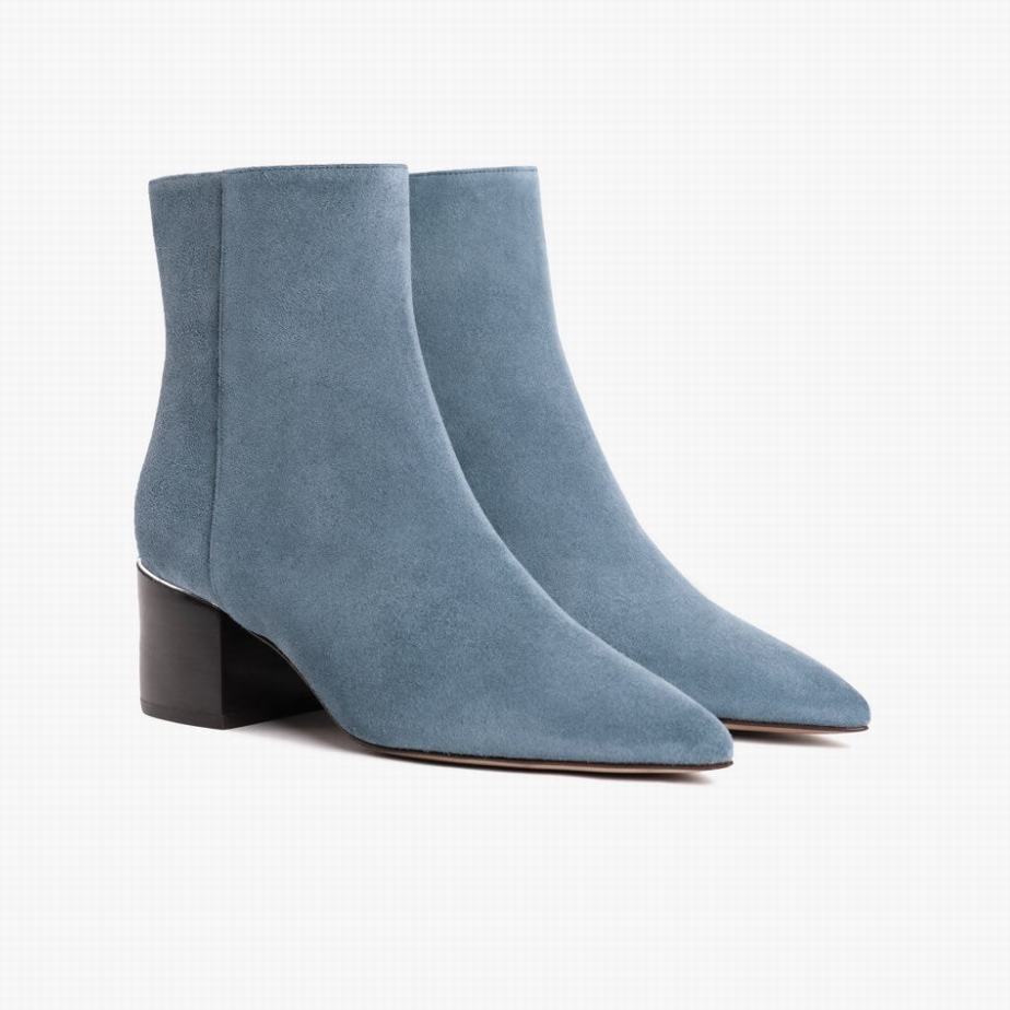 Thursday Boots Luna Stiefeletten Damen Blau | DEO5918FJ