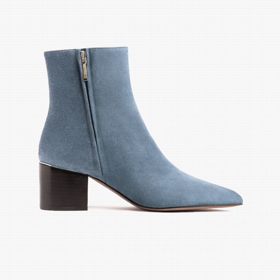 Thursday Boots Luna Stiefeletten Damen Blau | DEO5918FJ