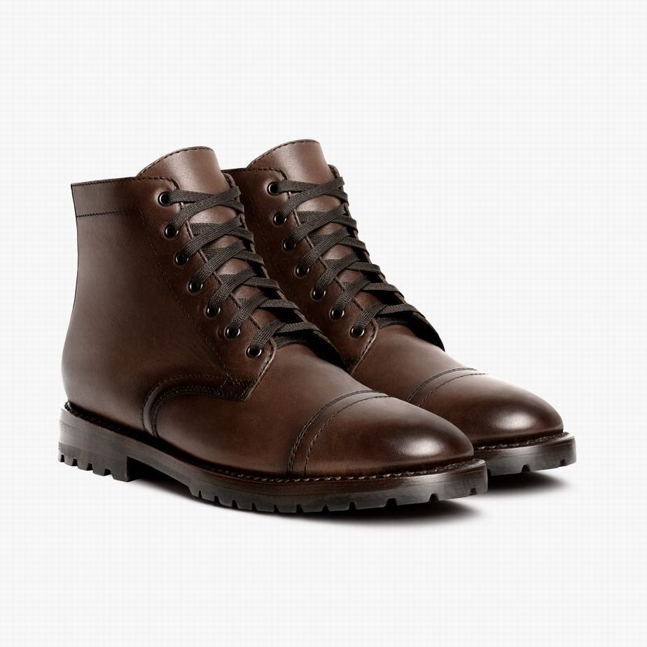 Thursday Boots Major Schnürstiefel Herren Schokolade | IXG4738MY