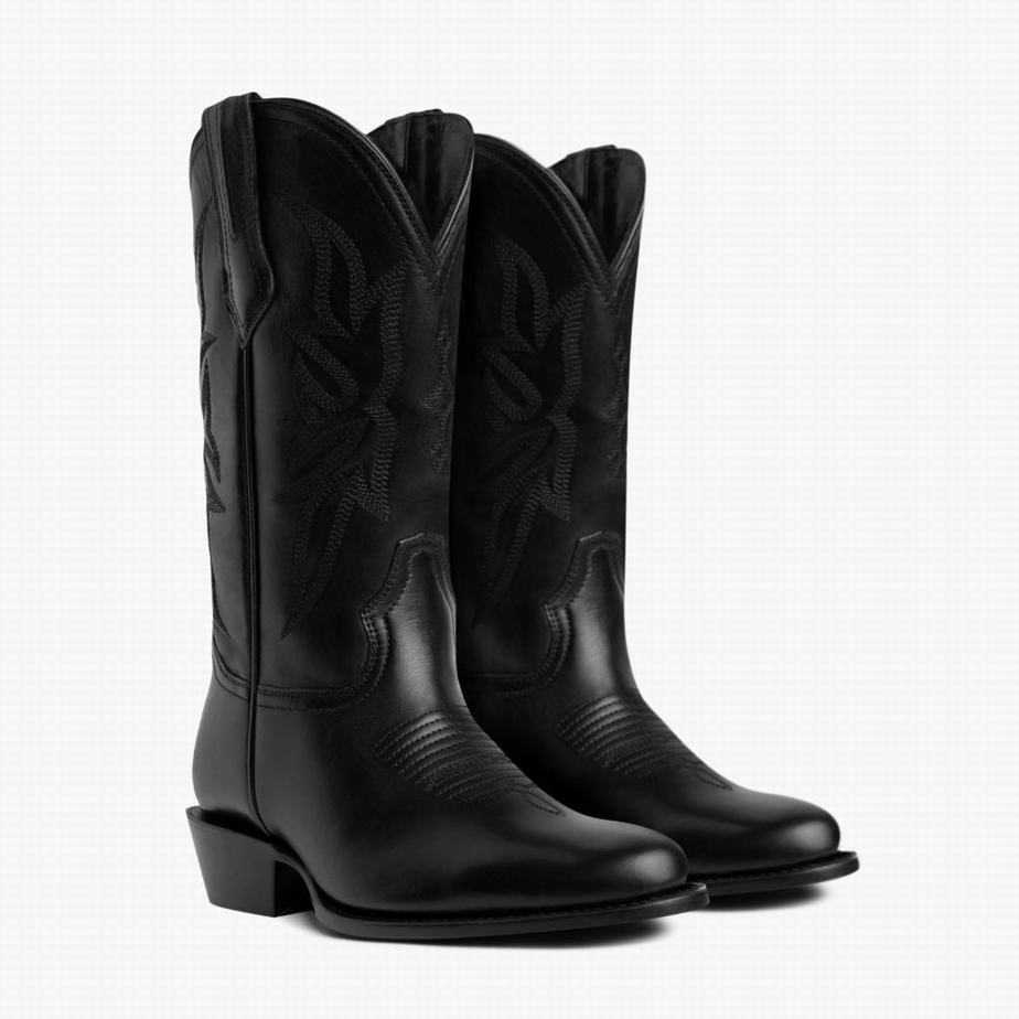 Thursday Boots Maverick Westernstiefel Herren Schwarz | BAD361YU