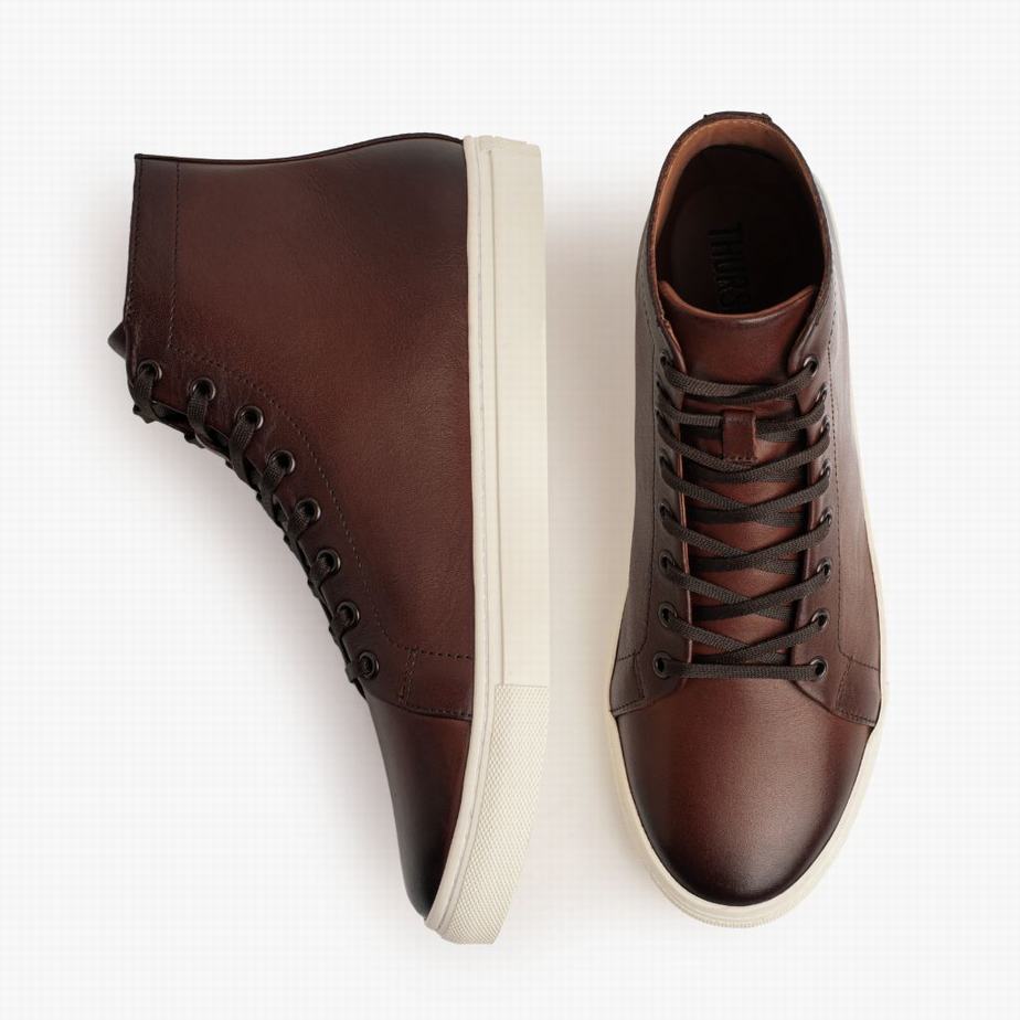 Thursday Boots Premier Hohe Sneaker Herren Kaffee | HXB2311NQ