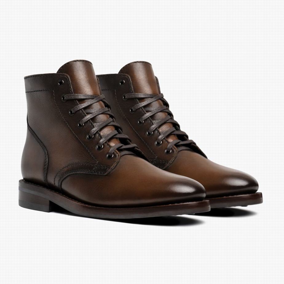 Thursday Boots President Schnürstiefel Herren Kaffee | UTB757ZU