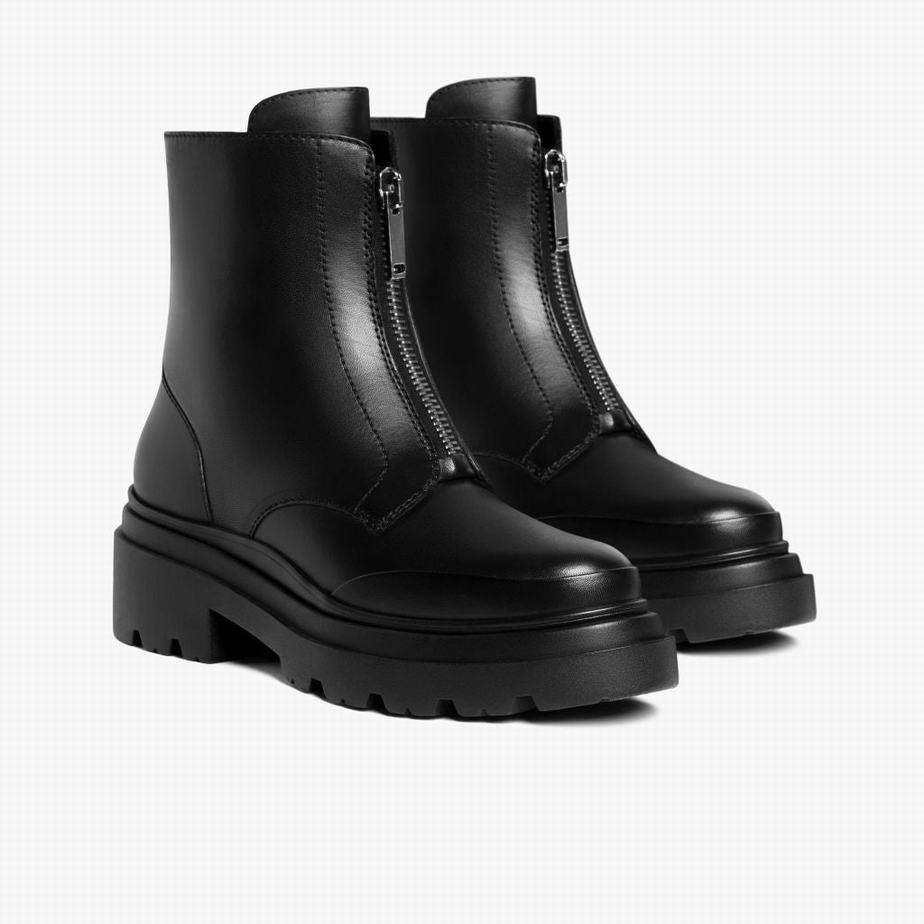 Thursday Boots Ryder Plateau Stiefel Damen Schwarz | CPW983TP