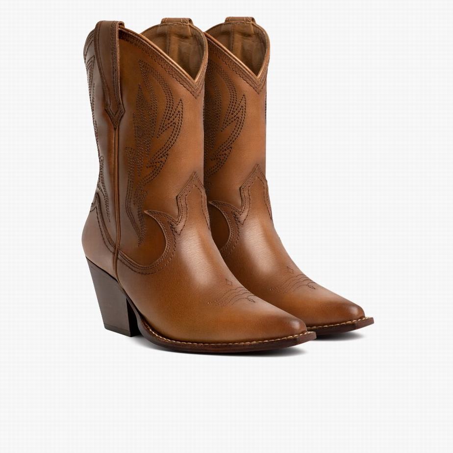 Thursday Boots Sierra Westernstiefel Damen Braun | GFN3374QA