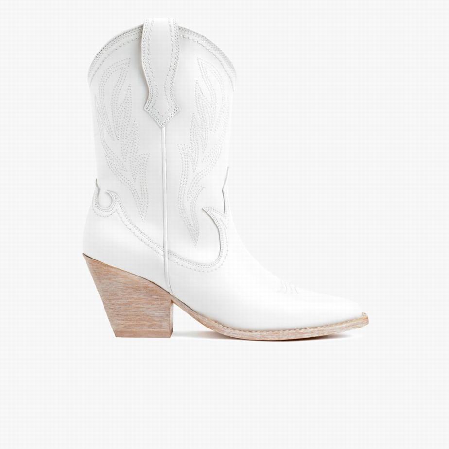 Thursday Boots Sierra Westernstiefel Damen Weiß | BGP6746LB