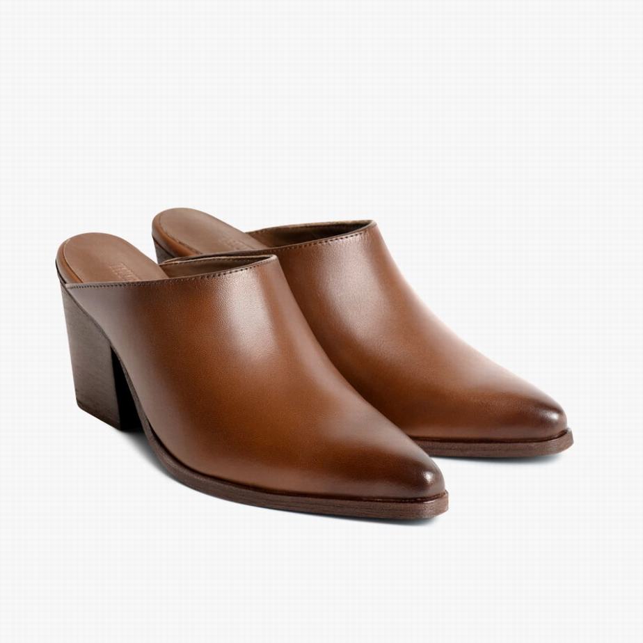 Thursday Boots Summer Mules Damen Brandy | DEC9936IS