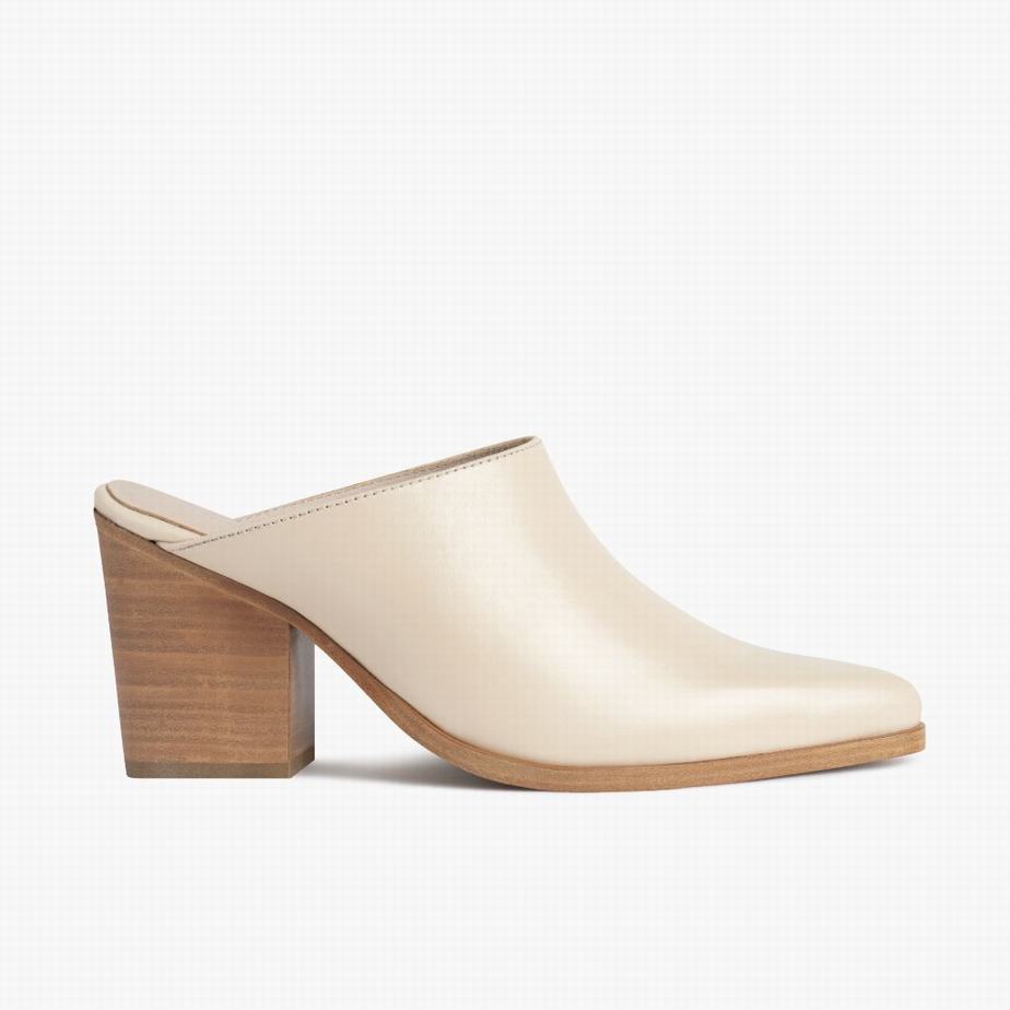 Thursday Boots Summer Mules Damen Weiß | GUC6198ZW