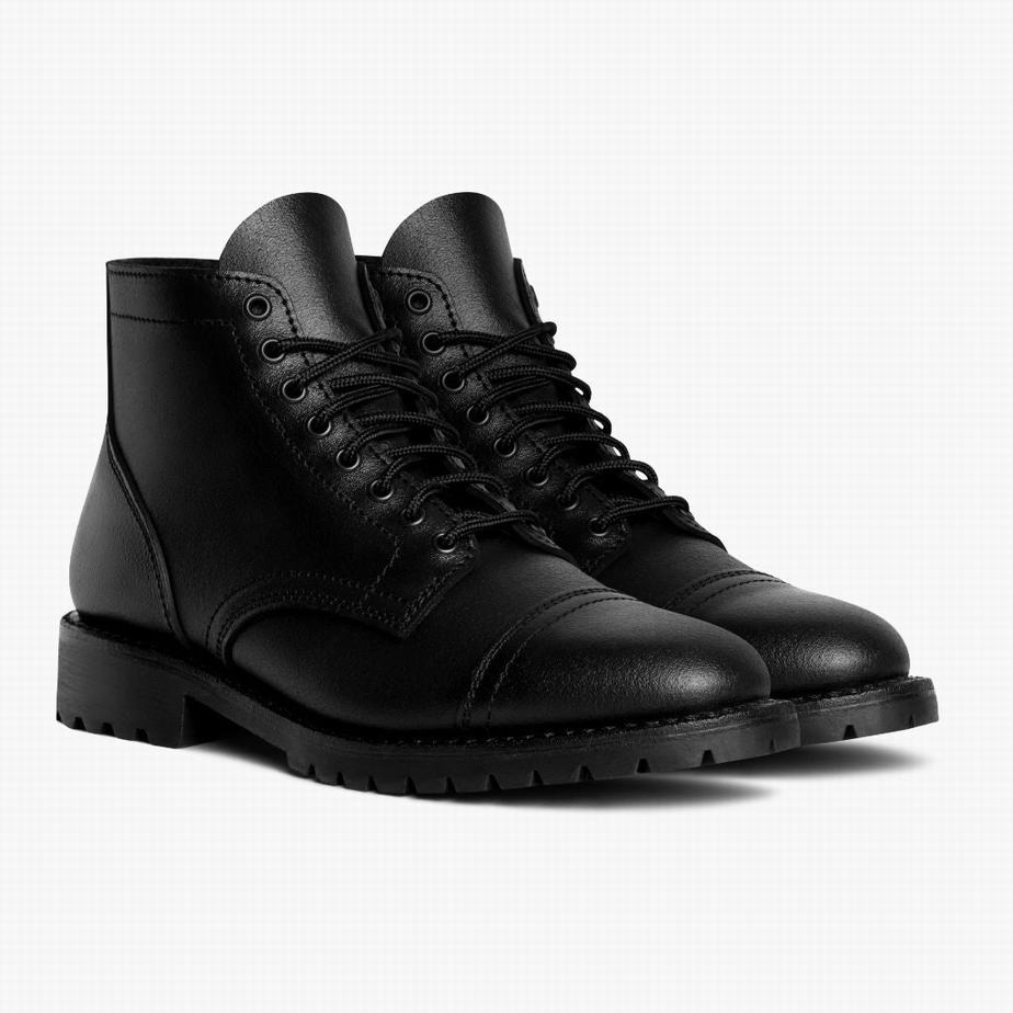 Thursday Boots Vanguard Schnürstiefel Herren Schwarz | JYQ2223WD