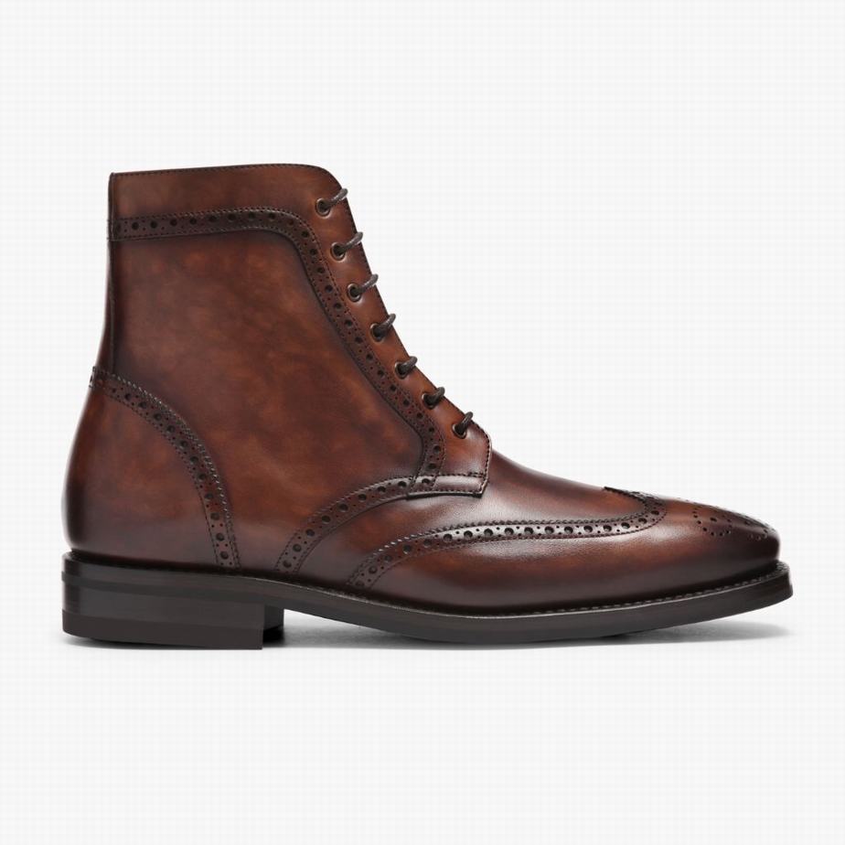 Thursday Boots Wingtip Schnürstiefel Herren Schokolade | ZSU5766QJ